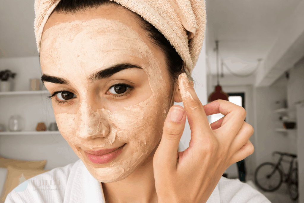 آموزش ماسک صورت خانگی لایه بردار